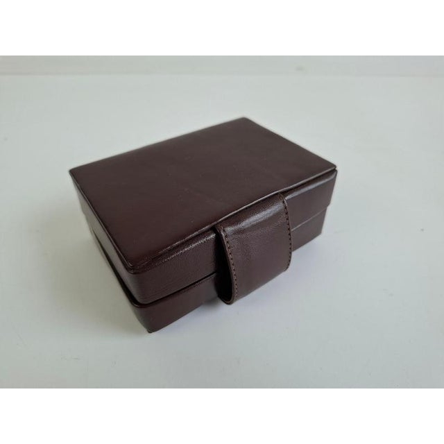 Mid-Century Modern Brass Travel Shaving Kit in Leatherette Case, 1960 For Sale - Image 17 of 18