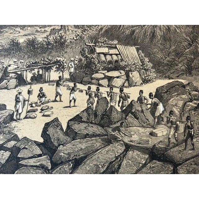 Garnier, Laos Siamois Camp near the Mekong Rapids (Keng Chan), 1873, Print For Sale - Image 5 of 10