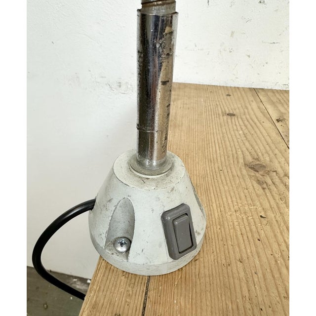 Vintage Italian Gooseneck Table Lamp in Chrome, 1960s For Sale - Image 14 of 18