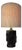 Turquoise Beige Ceramic Table Lamp by Bernard Rooke For Sale