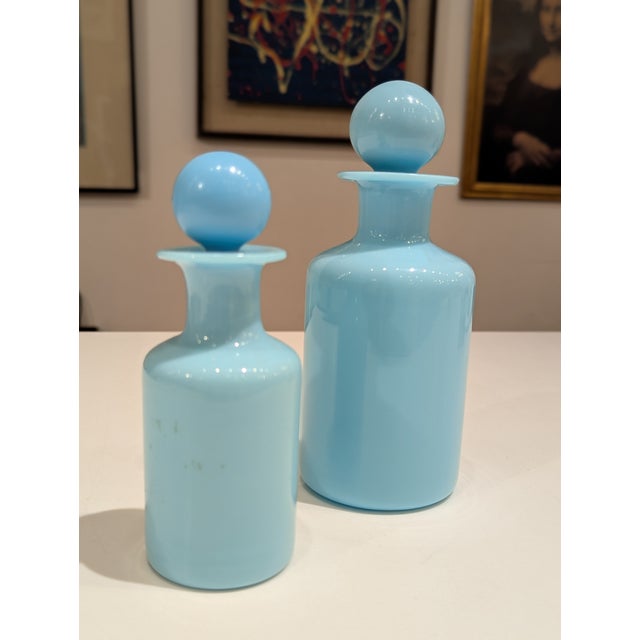 1950s P. V. France Bottles Pair For Sale - Image 5 of 5