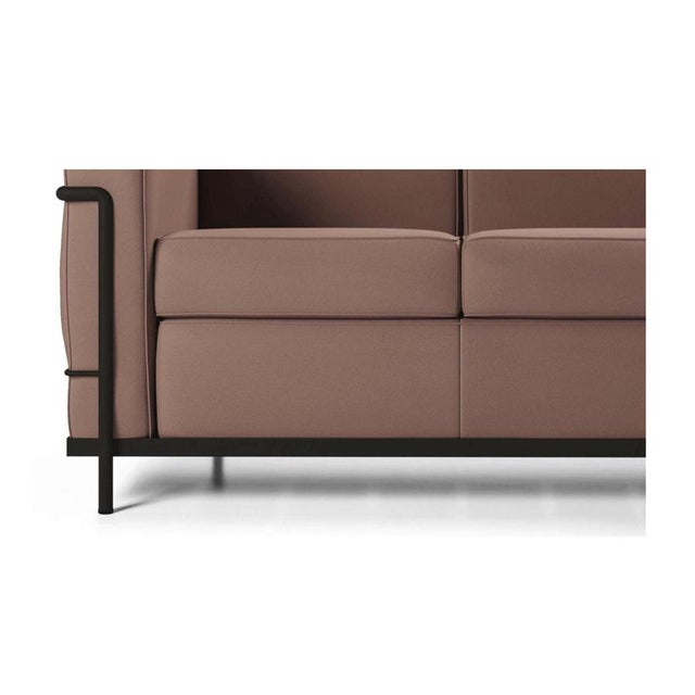 Brown Grand Confort Small Model Two Seater Armchair from Le Corbusier For Sale - Image 8 of 11