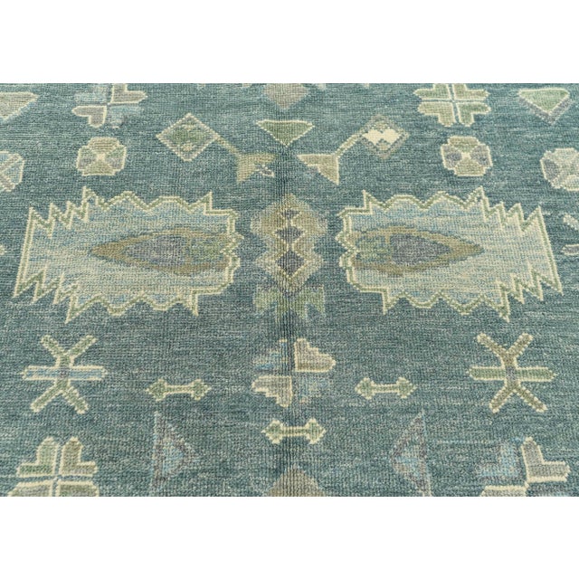 Contemporary Turkish Oushak Rug 8'3" x 10'3" For Sale - Image 3 of 4