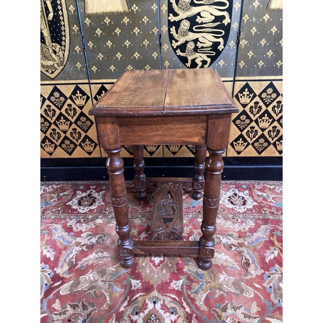 Console in Oak For Sale - Image 4 of 10