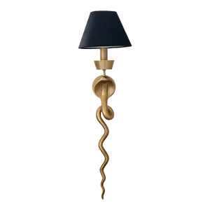 Antique Gold Snake Sconce
