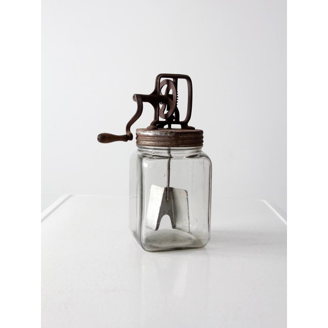 Antique Glass Butter Churn Chairish