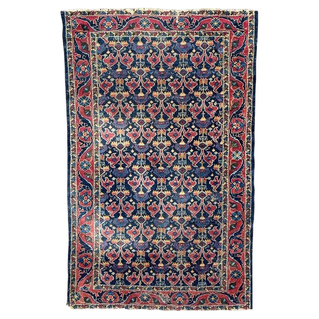 Vintage Sarouk Rug, 1940s For Sale