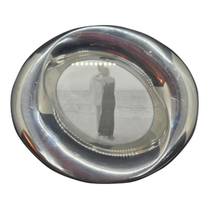 Nambe Bubble Silver Plated Picture Frame