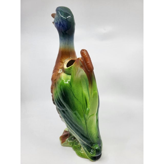 1950s Art Nouveau Style Duck Pitcher from Saint Clément, France, 1950s For Sale - Image 5 of 14