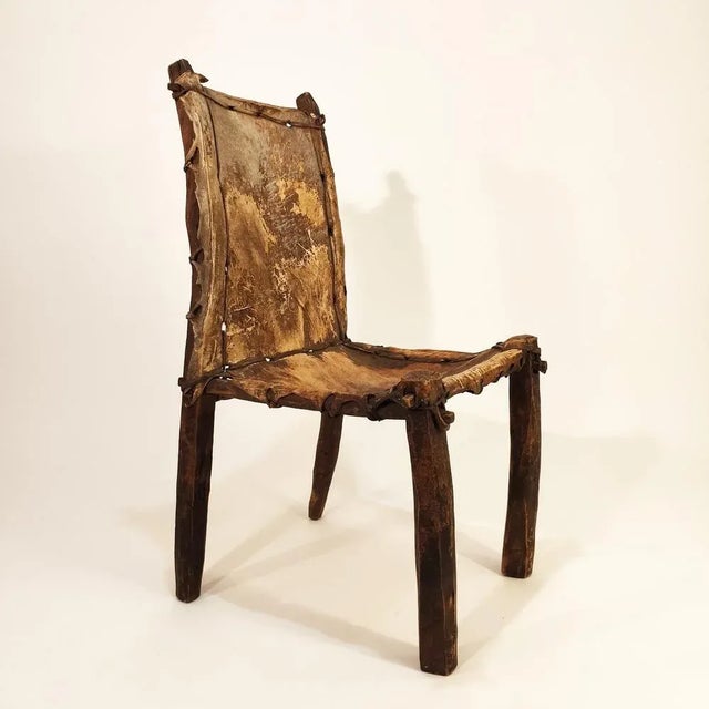 Sculptural Ethiopian Chair, Early 20th Century For Sale - Image 13 of 13