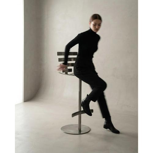 Vertebrae High Bar Stool in Mild Steel by Metalmorphosis Studio For Sale - Image 6 of 8