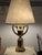 Metal Pair of Vintage English Brass Trophy Form Winged Urn Lamps For Sale - Image 7 of 16