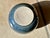 Mid-Century Modern Studio Ceramic Spherical Vase with Blue Flowing Glaze, Germany, 1970s For Sale - Image 3 of 15