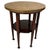 Wood Six-Legged Table with Copper Plate, 1890s For Sale - Image 7 of 7