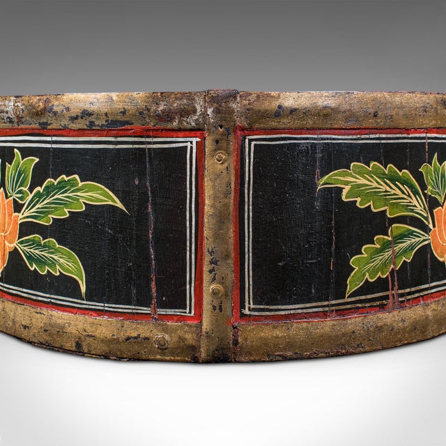 Antique Cheese Wheel Carrier, English, Handpainted Walnut, Dairy Tray, Edwardian For Sale - Image 10 of 10