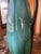 Glazed Pottery Pitcher in Blue and With Black Accents For Sale - Image 4 of 6