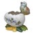 Majolica Chick With Egg Vase Jerome Massier Circa 1900 For Sale