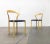 Postmodern German Lotus Stacking Chairs and Table by Hartmut Lohmeyer for Kusch+Co, Set of 3 For Sale - Image 3 of 18