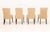 Set of Eight John Boone Tufted Beige Fabric Upholstered Dining Chairs For Sale - Image 9 of 17