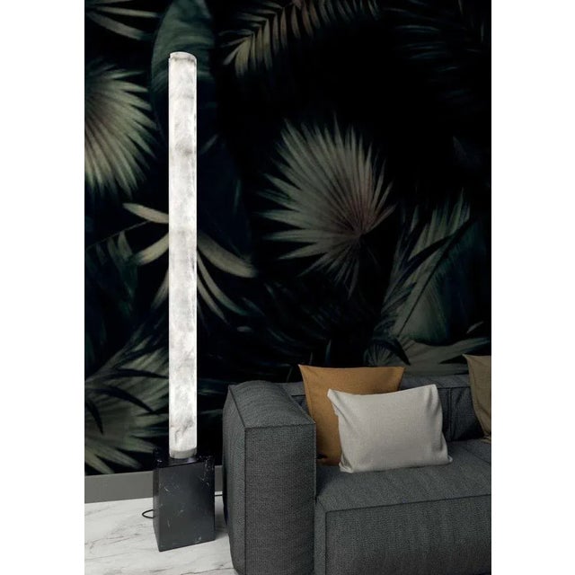 Not Yet Made - Made To Order Zeus Emperador Marble Floor Lamp by Alabastro Italiano For Sale - Image 5 of 7