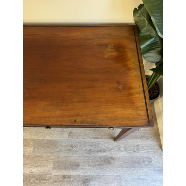 Vintage Mahogany Console Table with Drawers, 1950s For Sale - Image 9 of 12