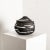 Black Ceramic Vessel with White Glaze For Sale - Image 4 of 9