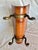 Mid 20th Century Leather and Cast Iron Magazine Rack For Sale - Image 13 of 13