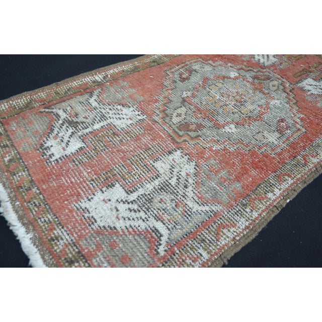1960s Turkish Tribal Rug - 1′6″ × 3′ For Sale - Image 5 of 6