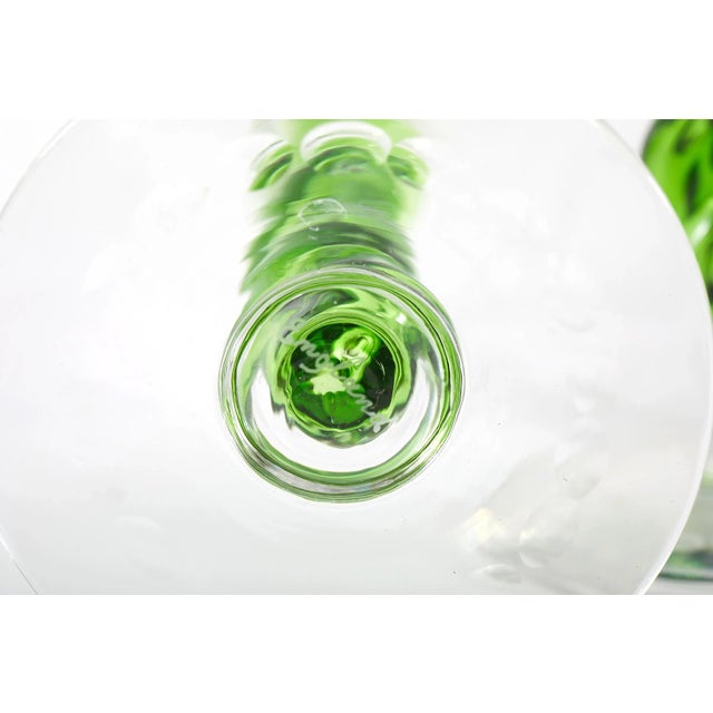 Transparent Antique English Webb , Corbett Crystal Glassware Service- Set of 10 For Sale - Image 8 of 13