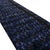 Mid-Century Modern Rug & Kilim’s Scandinavian-Inspired Geometric Black and Blue Wool Pile Runner For Sale - Image 3 of 6