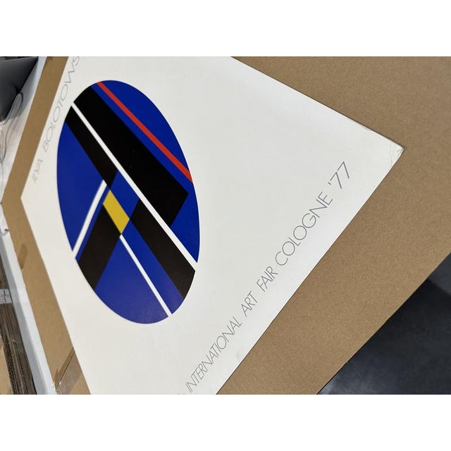 Contemporary Ilya Bolotowsky, Edition Partanen Art Cologne, 1977, Paper For Sale - Image 3 of 5