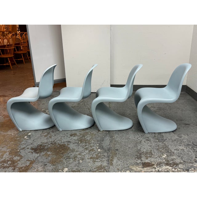 Vitra Verner Panton for Vitra Panton Chairs, Set of Four For Sale - Image 4 of 12