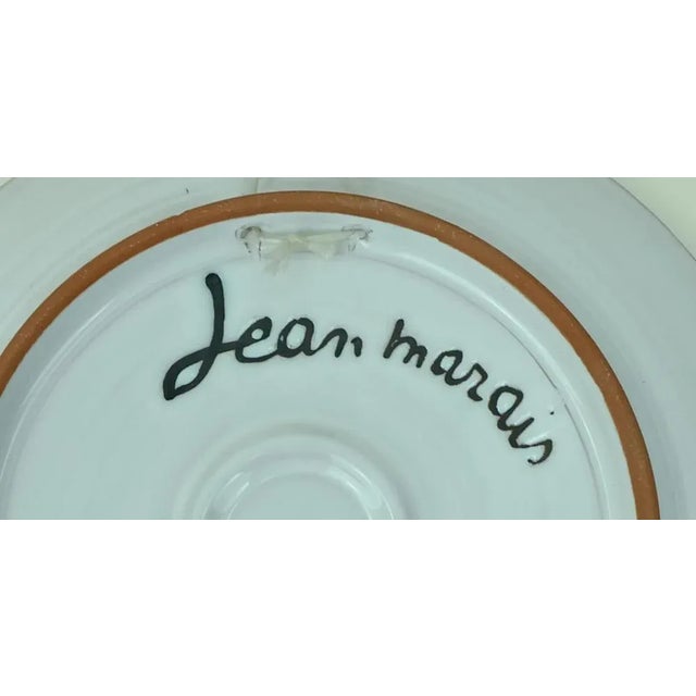 French Studio Ceramic Plate by Jean Marais, 1960s For Sale - Image 5 of 7