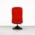 Metal Modern Norwegian Adjustable Armchair Metal in Wood and Red Fabric, 1980s For Sale - Image 7 of 18
