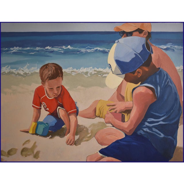 Morning on Makena Beach, Maui' is a large oil diptych on canvas recently completed in my Arizona studio from on location...