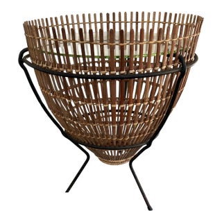 Fish Trap End Table Attributed to Franco Albini For Sale