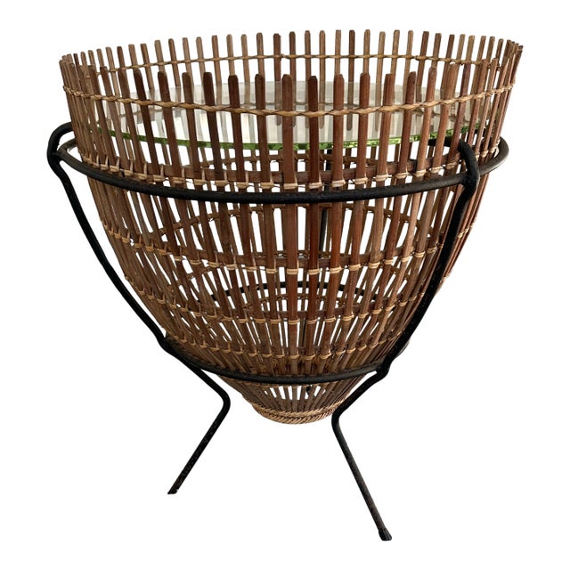 Fish Trap End Table Attributed to Franco Albini For Sale