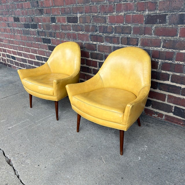 1950s Paul McCobb Mid Century Modern Lounge Club Chairs Sold as Pair We Have (4) For Sale - Image 5 of 8
