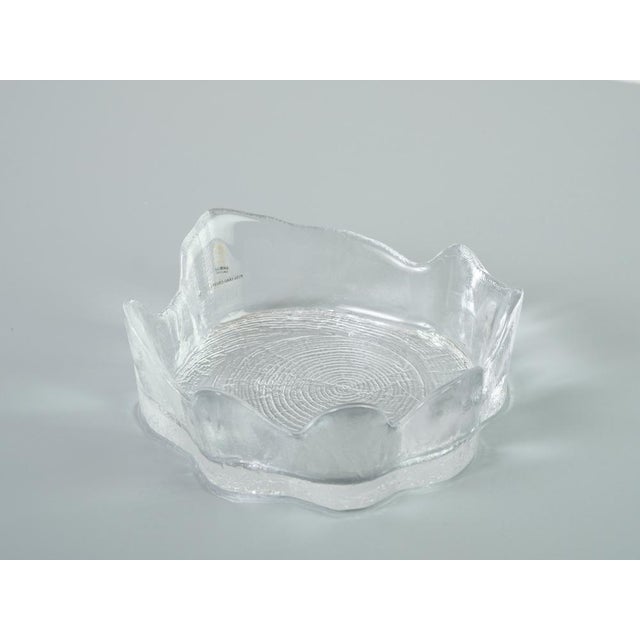 Vintage Swedish Glass Bowl from Skruf, 1960s, in Very Good conditions. Designed 1960 to 1969 This piece has an attribution...