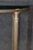 Metal Brass Directoire Style Glass Top End Table For Sale - Image 7 of 8