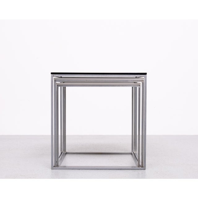 Model PK-71 Nesting Tables by Poul Kjærholm for E. Kold Christensen, 1950, Set of 3 For Sale - Image 6 of 13