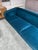 Jonathan Adler Bacharach Velvet Sofa, Peacock Blue For Sale In San Francisco - Image 6 of 12