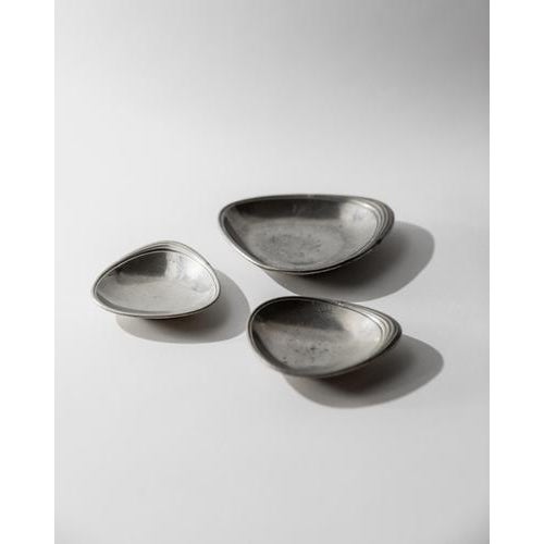 Metal Vintage Pewter Bowls from Just Denmark, 1960s, Set of 3 For Sale - Image 7 of 11
