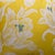 Double sided decorative pillow cover, Handcrafted from a 100% cotton white floral with yellow background featuring a...