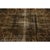Textile Hand-Knotted Vintage Art Deco Rug in Brown, Black, Geometric Pattern For Sale - Image 7 of 8