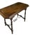Early 20th Century Spanish Walnut With Wrought Iron Side Table For Sale - Image 4 of 9
