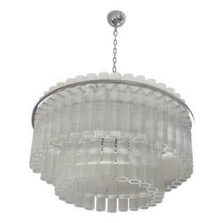 Contempory Striped Cylinders Chandelier by Simoeng For Sale