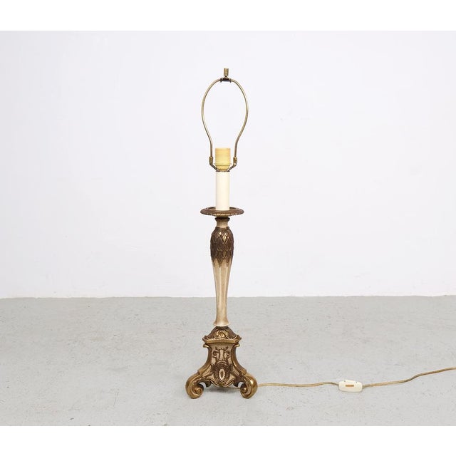 Vintage Empire Style Table Lamp, 1950s For Sale - Image 4 of 13