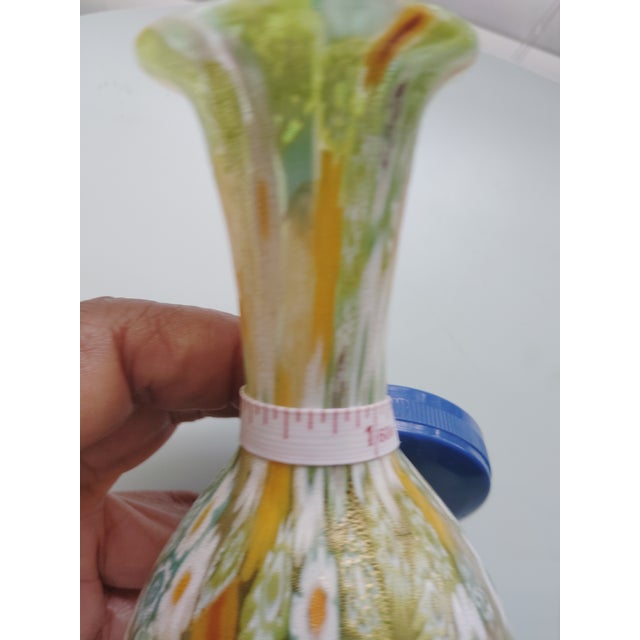 Italian Green Murano Vase For Sale - Image 10 of 17