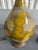 1960s Mid Century 1960s Lava Glaze Yellow Table Lamps- A Pair For Sale - Image 5 of 10
